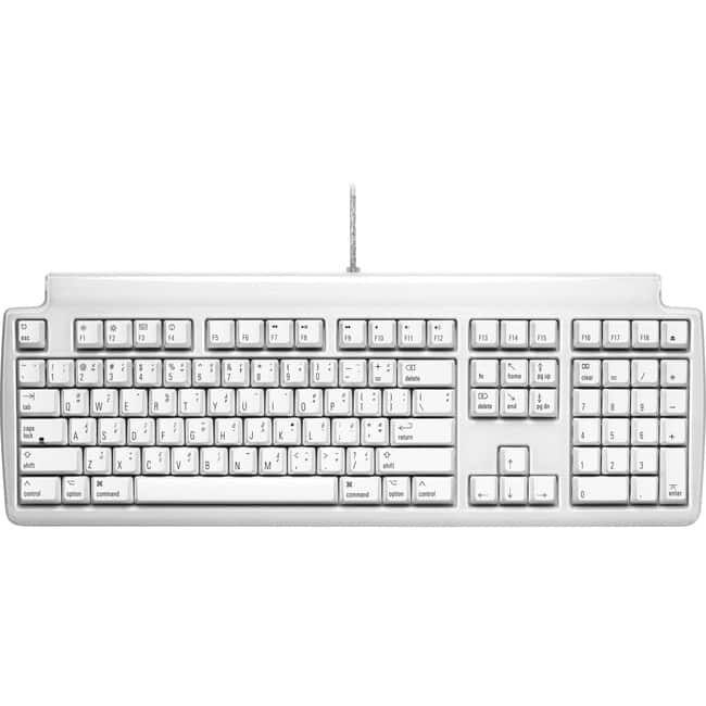Matias - TACTILE PRO MECHANICAL SWITCH KEYBOARD FOR MAC - Cable Connectivity - USB 2.0 Interface - Volume Control, Eject - White