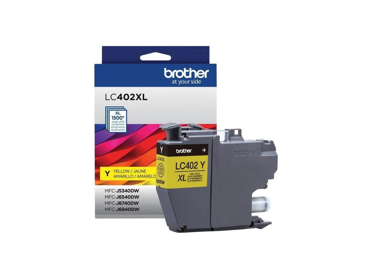 Brother - LC402XL Original High XL Yield Ink Cartridge Yellow LC402XLYS