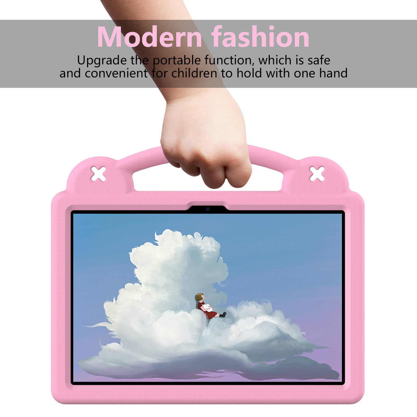 Modern fashion  
Upgrade the portable function, which is safe and convenient for children to hold with one hand