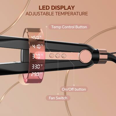 NICEBAY Airflow Styling, Hair Straightener, 1 inch Curling Wand NICEBAY Airflow Styling, Hair Straightener, 1 inch Curling Wand