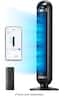 DREO - 27ft/s Velocity Quiet Floor Fan, 90° Oscillation, 8 Speeds, Remote Control, 4 Modes,DC Motor, Nomad - Black