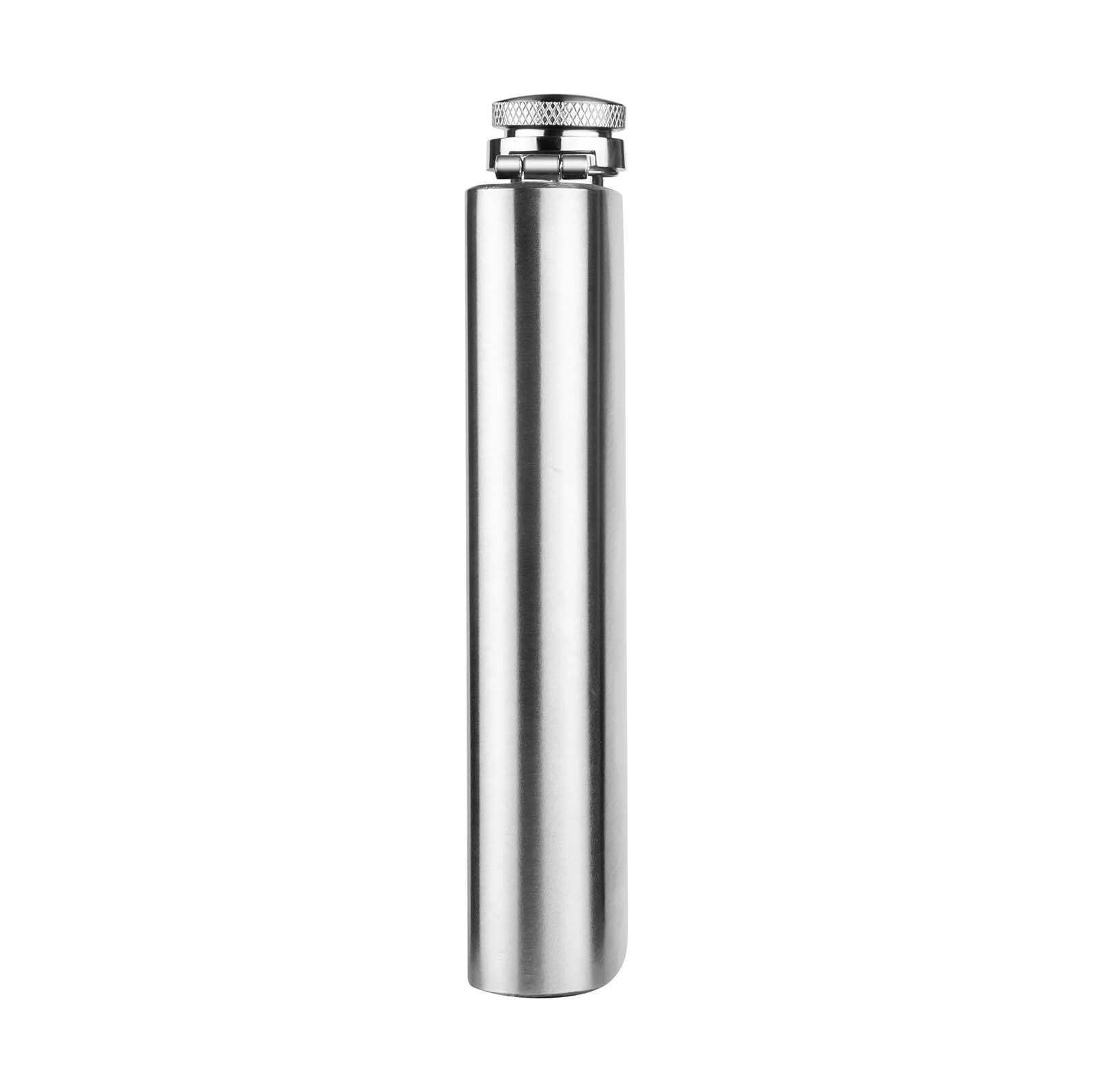 Alt View 3. Final Touch - Stainless Steel Flask - Silver.