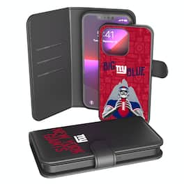 Keyscaper - NFL - New York Giants iPhone Wallet Case - 14 - Black