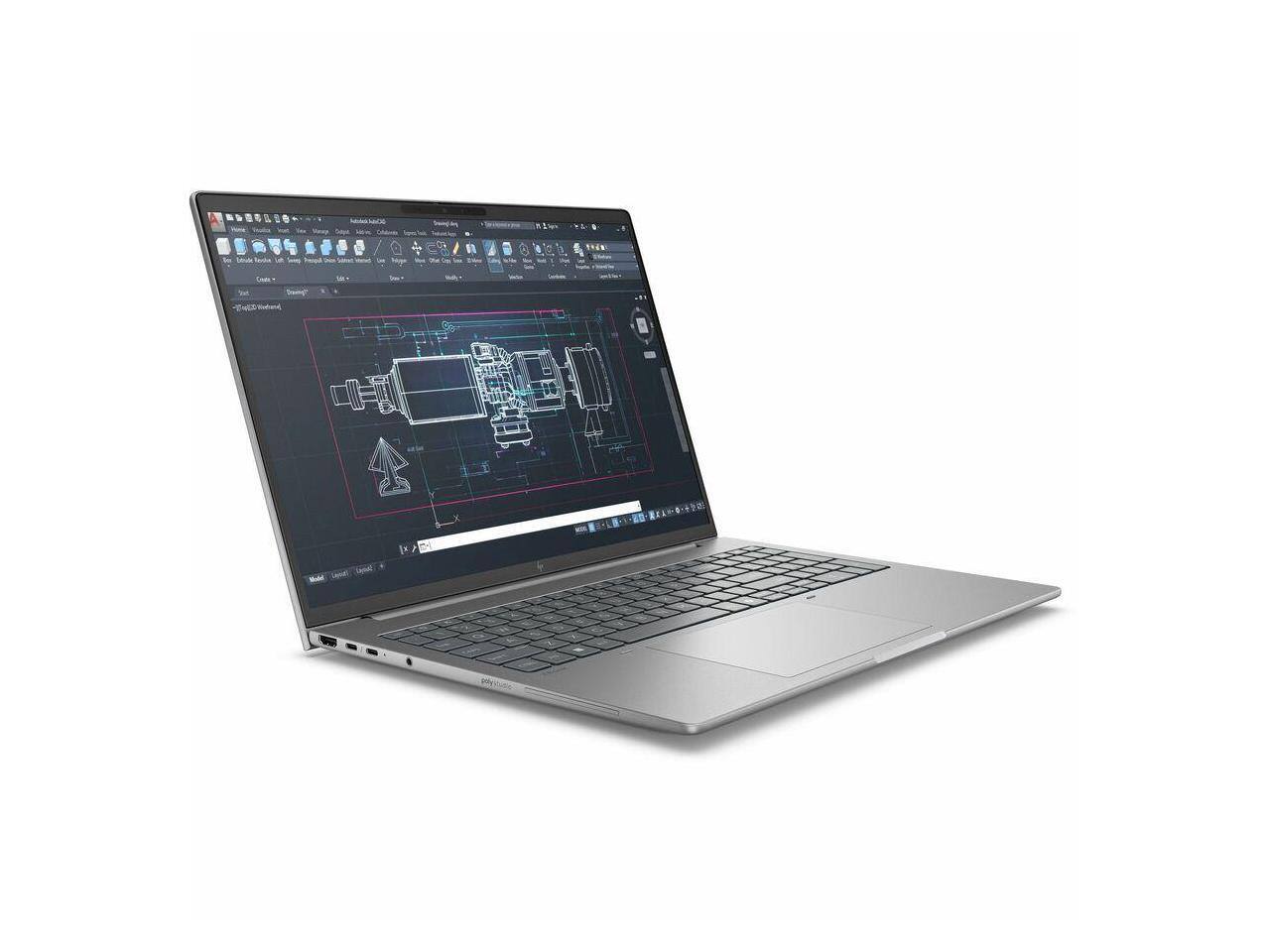 Alt View 1. HP - HP ZBook 8 G1i 16" - Intel Core Ultra 7 265H - 16 GB - 512 GB SSD - Windows 11 Pro - Intel Arc 140T - BP6Y5UT#ABA - Meteor Silver.