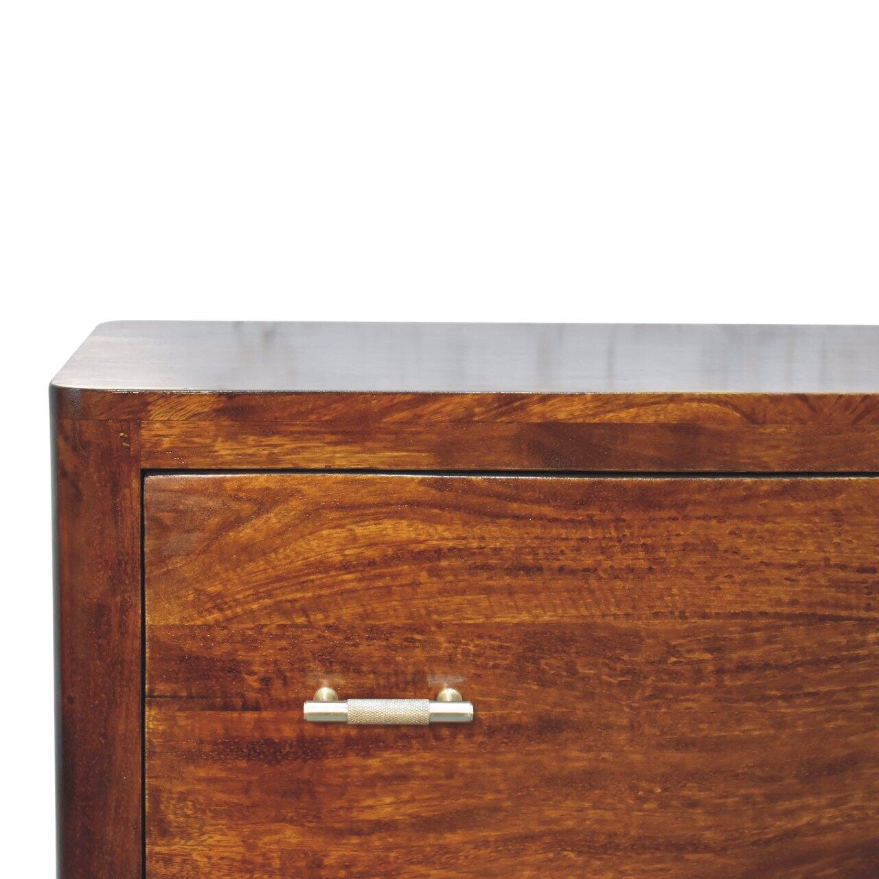 Alt View 1. Artisan Furniture - Artisan Furniture Solid Wood Luca Chest of Drawers, 3 Drawers, Brown - Brown.