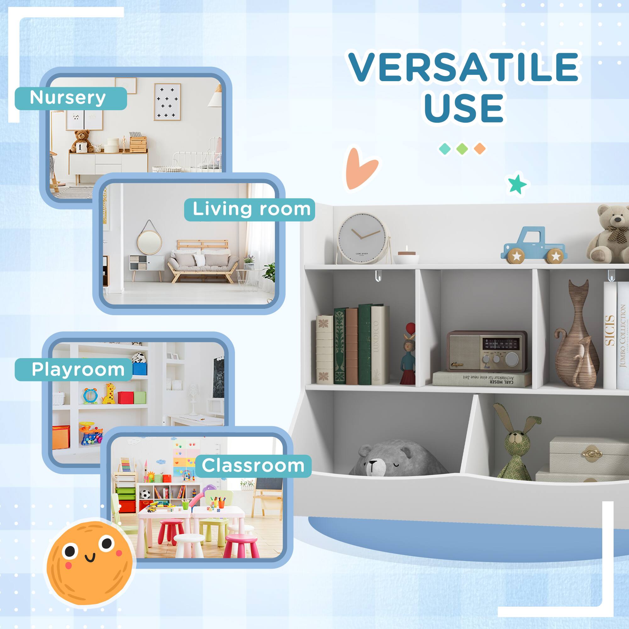 Nursery  
Living room  
Playroom  
Classroom  

VERSATILE USE  

LUNDECO  
FR SUO ST SICIS COLLECTION  
JUMBO