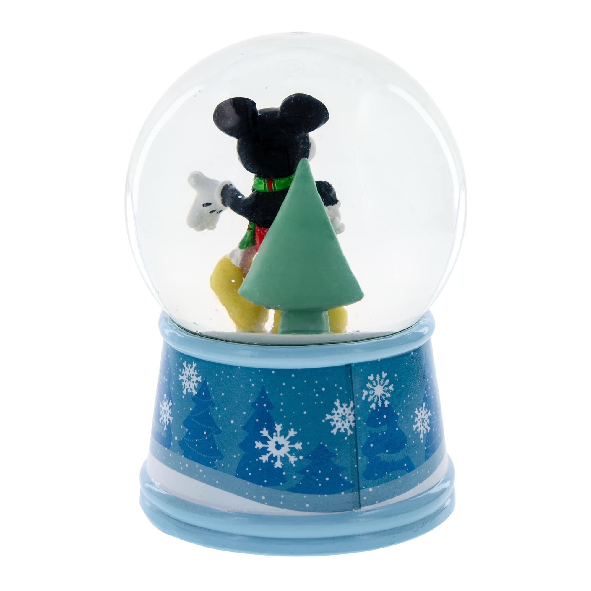 Alt View 10. Disney - Disney Mickey Mouse "Happy Holidays" Light-Up Snow Globe | 6 Inches Tall.