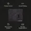 The text on the image is grouped and corrected as follows:

Precise Control
Smooth Gliding
A HIGROUND Micro Control Surface
Non Slip Rubber Bottom