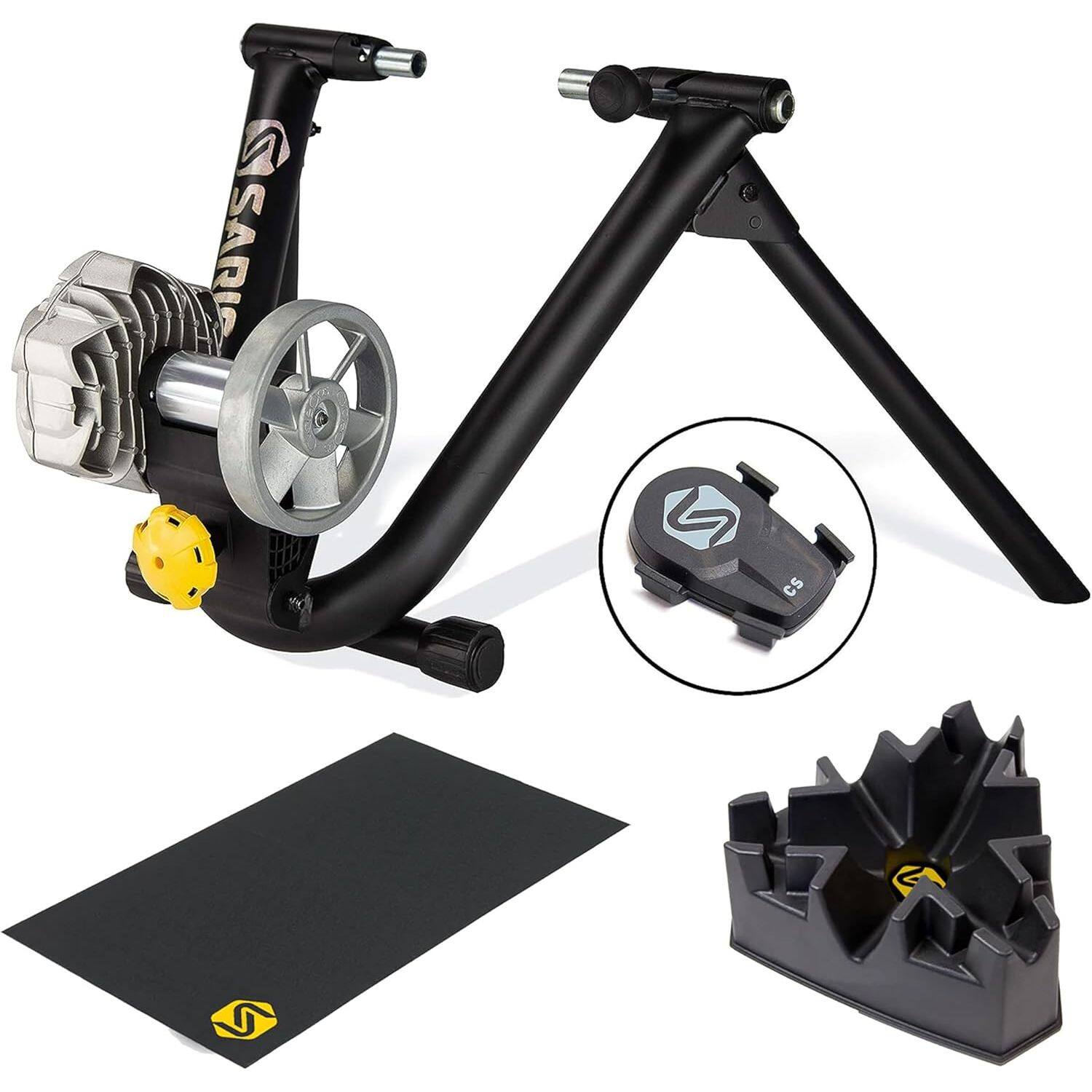 Alt View 4. Saris - Fluid2 Indoor Bike Trainer with Smart Option - Fits Road & Mountain Bikes - Zwift App Ready - Black.