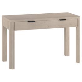 Hudson&Canal - Lonsdale 48'' Wide Rectangular Fluted Desk - Alder White