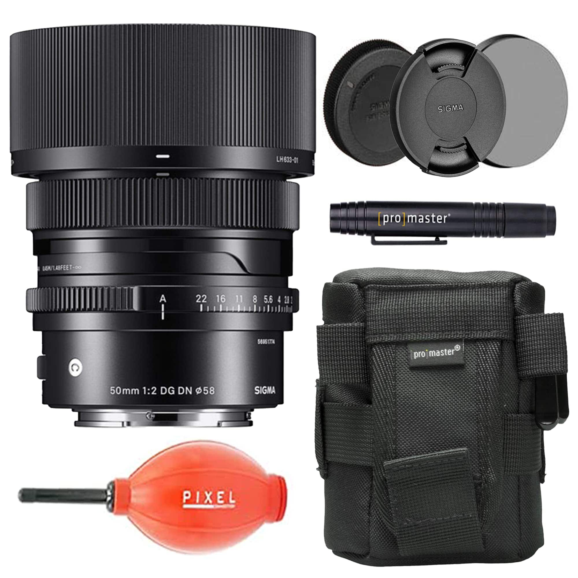50mm f/2 DG DN Contemporary Lens for Sony E Mount w/ Advanced Accessory Bundle | 314965 | Sigma 50mm f/2 dg dn - Black price history on PriceWatchPro
