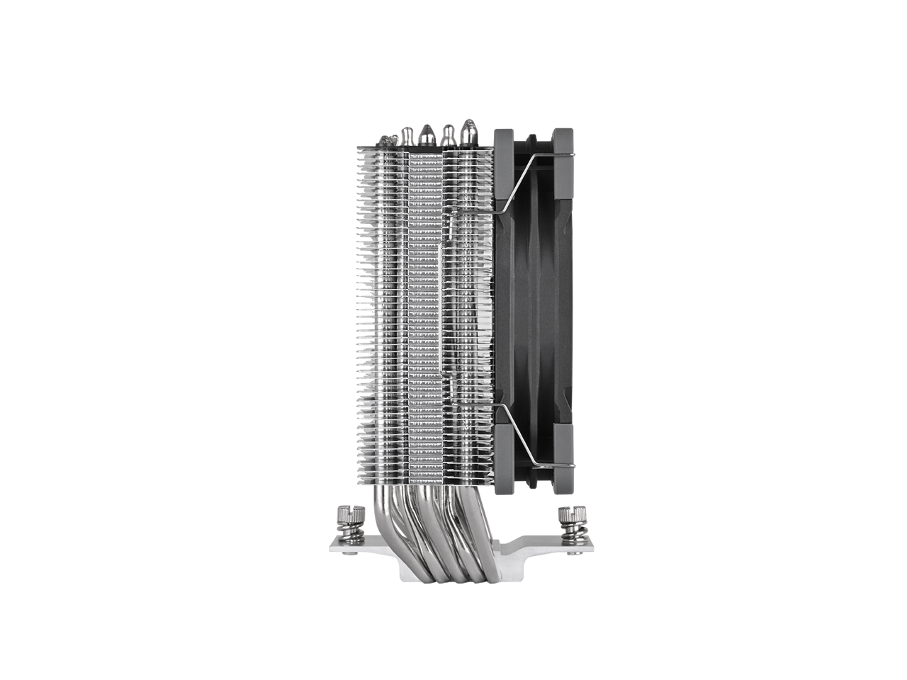 Alt View 4. Thermaltake - Thermaltake UX500 ARGB CPU Cooler, 5x6mm Cu Pipes, 120mm PWM Fan, 260W TDP, Intel/AMD, Black - Black.