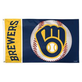 WinCraft - 3' x 5' Baseball Deluxe Single-Sided Flag - Multicolor