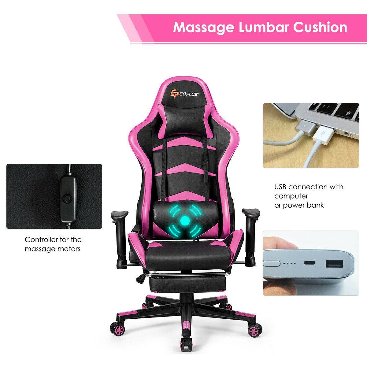 Massage Lumbar Cushion

GOPLUS

USB connection with computer or power bank

Controller for the massage motors