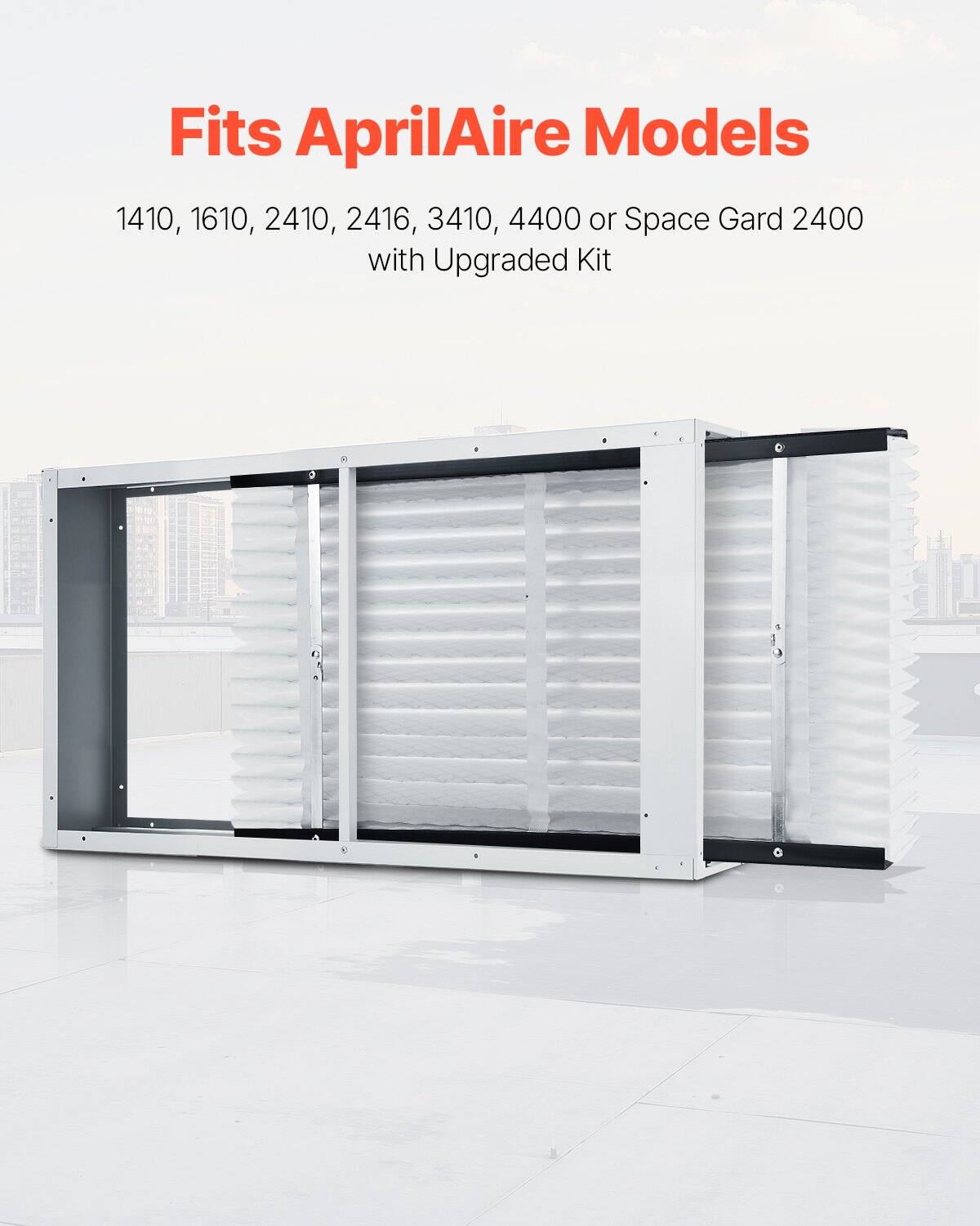 Fits AprilAire Models  
1410, 1610, 2410, 2416, 3410, 4400 or Space Gard 2400 with Upgraded Kit