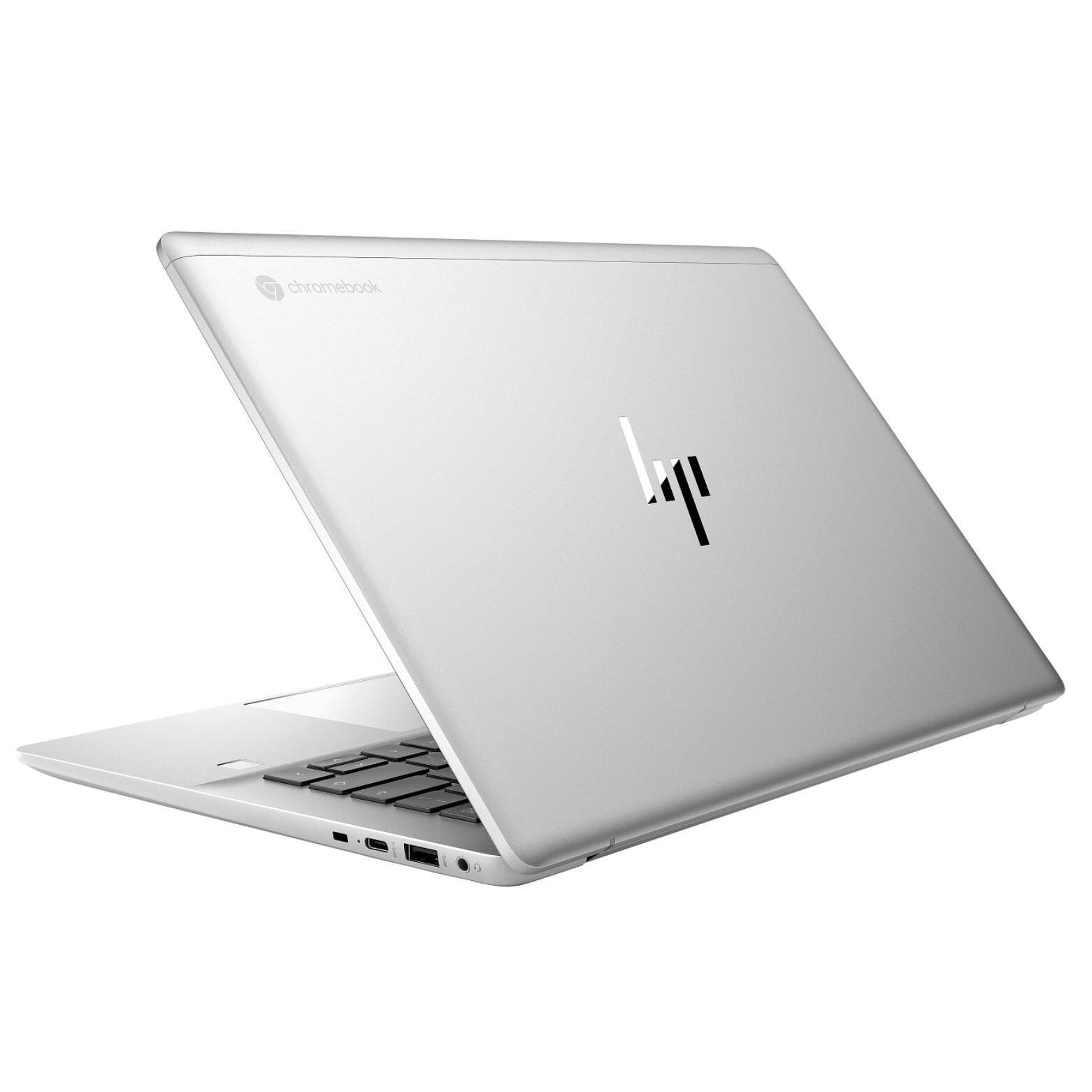 Alt View 3. HP - Elite c640 G3 Chromebook 14" FHD Touch Intel Core i5-1245U 1.6 GHz up to 4.4 GHz 8GB RAM 256GB SSD ChromeOS - Silver.