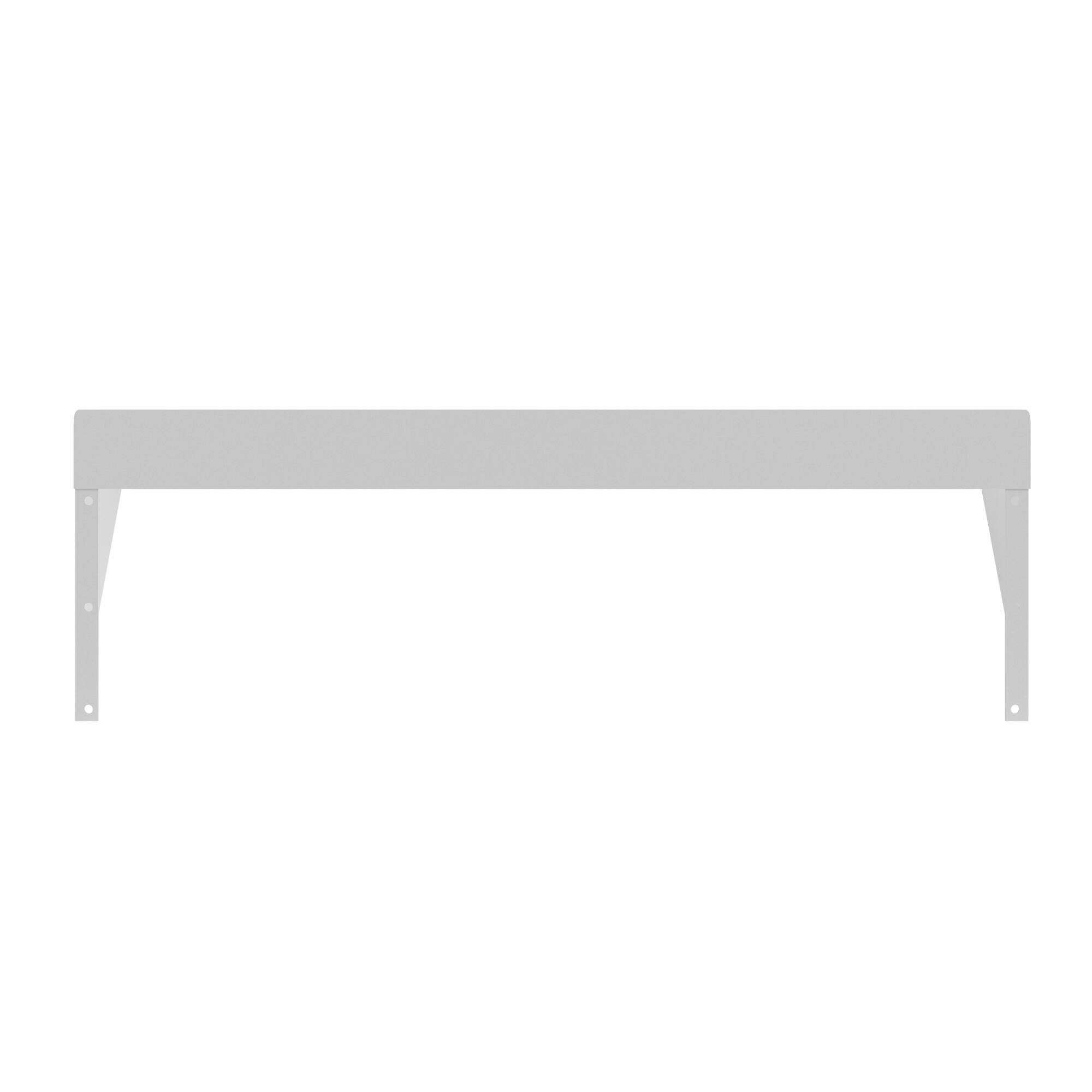 Alt View 2. Koolmore - 12" x 36" 18-Gauge Stainless-Steel Heavy Duty Wall Shelf, WMSH-1236. - Stainless-Steel.
