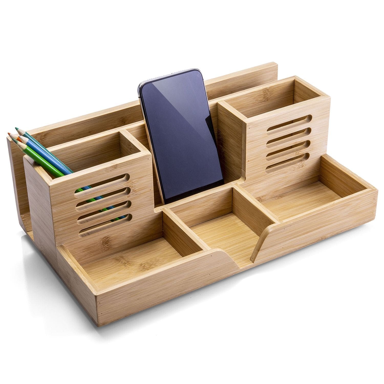 Victor - Bamboo Desk Organizer