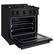 Alt View 1. ZLINE - 30 in. Wide 4 Burner Classic Dual Fuel Steel Range with Convection Oven (CDRB-30) - Black Stainless Steel.