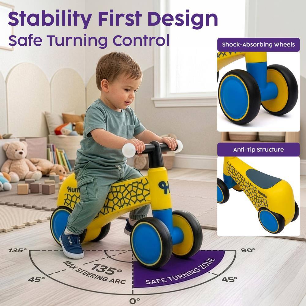 Stability First Design  
Safe Turning Control  
Shock-Absorbing Wheels  
Anti-Tip Structure  

Hurtle  
135° 45°  
90° MAX 135° ZONE STEERING ARC SAFE TURNING 45° 0°