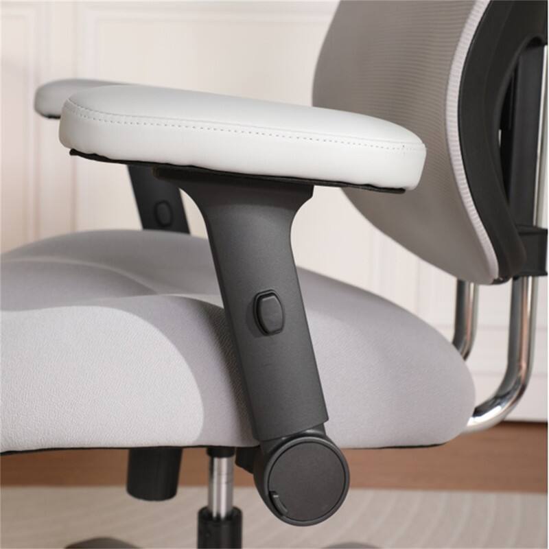 Alt View 4. HTUTWOO - 500LBS Big and Tall Office Chair, Mesh Breathable,Adjustable Backrest & Headrest,Adaptive Lumbar Support,2D Flip-Up Arms - Grey.