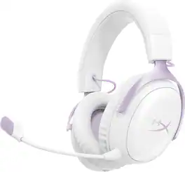 HyperX - Cloud III S Wireless Gaming Headset for PC, PS5, PS4, Nintendo Switch, Mac, and Mobile - White/Lavender