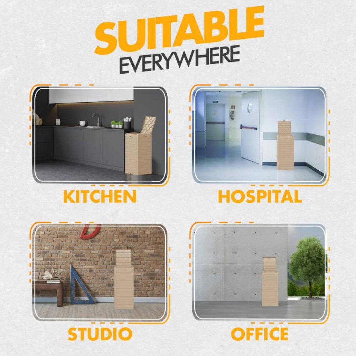 SUITABLE EVERYWHERE

KITCHEN  
HOSPITAL  
STUDIO  
OFFICE