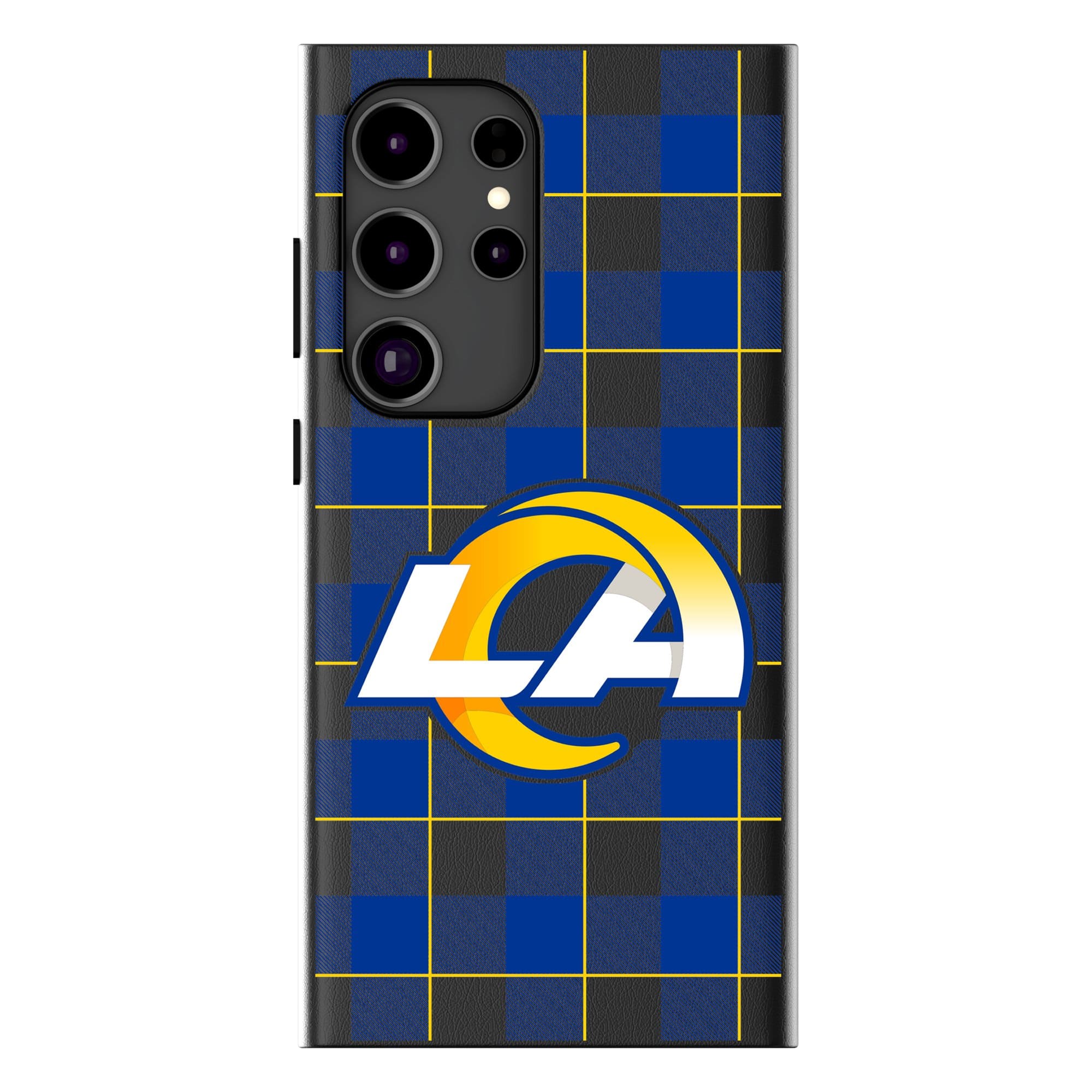Keyscaper - NFL - Los Angeles Rams Plaid Galaxy Magnetic Bump Case - S25 - Black price history on PriceWatchPro