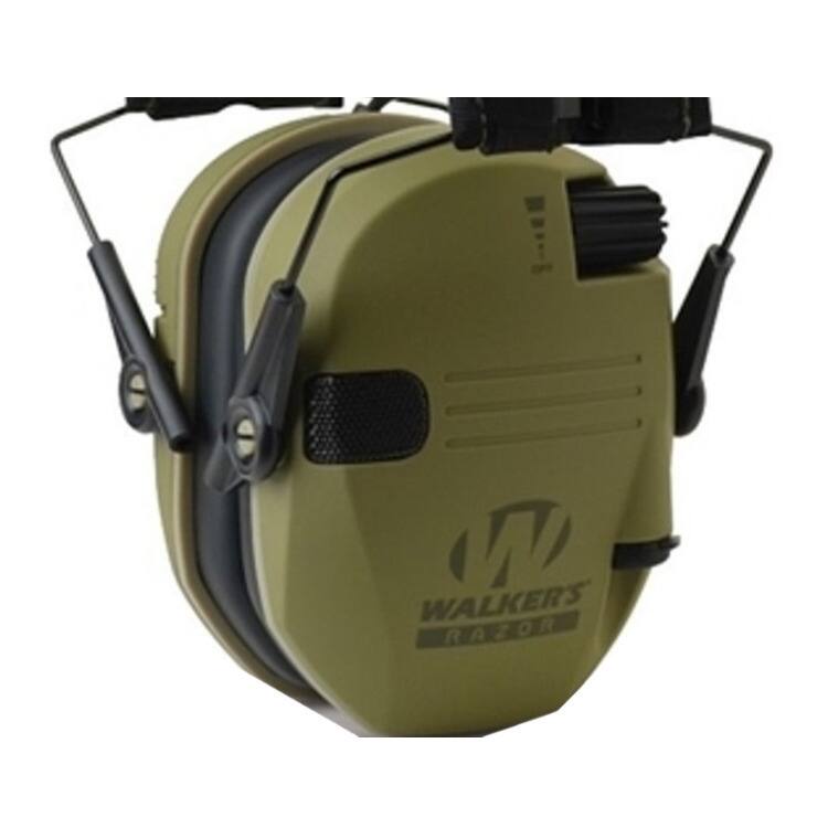 Walker's Walkers GWP-RSEMPAT レーザースリム 電子マフ - ブラック パトリオット : Walker\u0027s GWP-RSEMPAT Razor Slim Electronic Muff