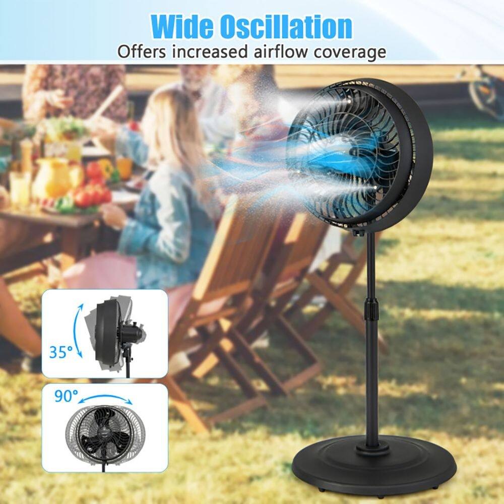Wide Oscillation  
Offers increased airflow coverage  
35°  
90°