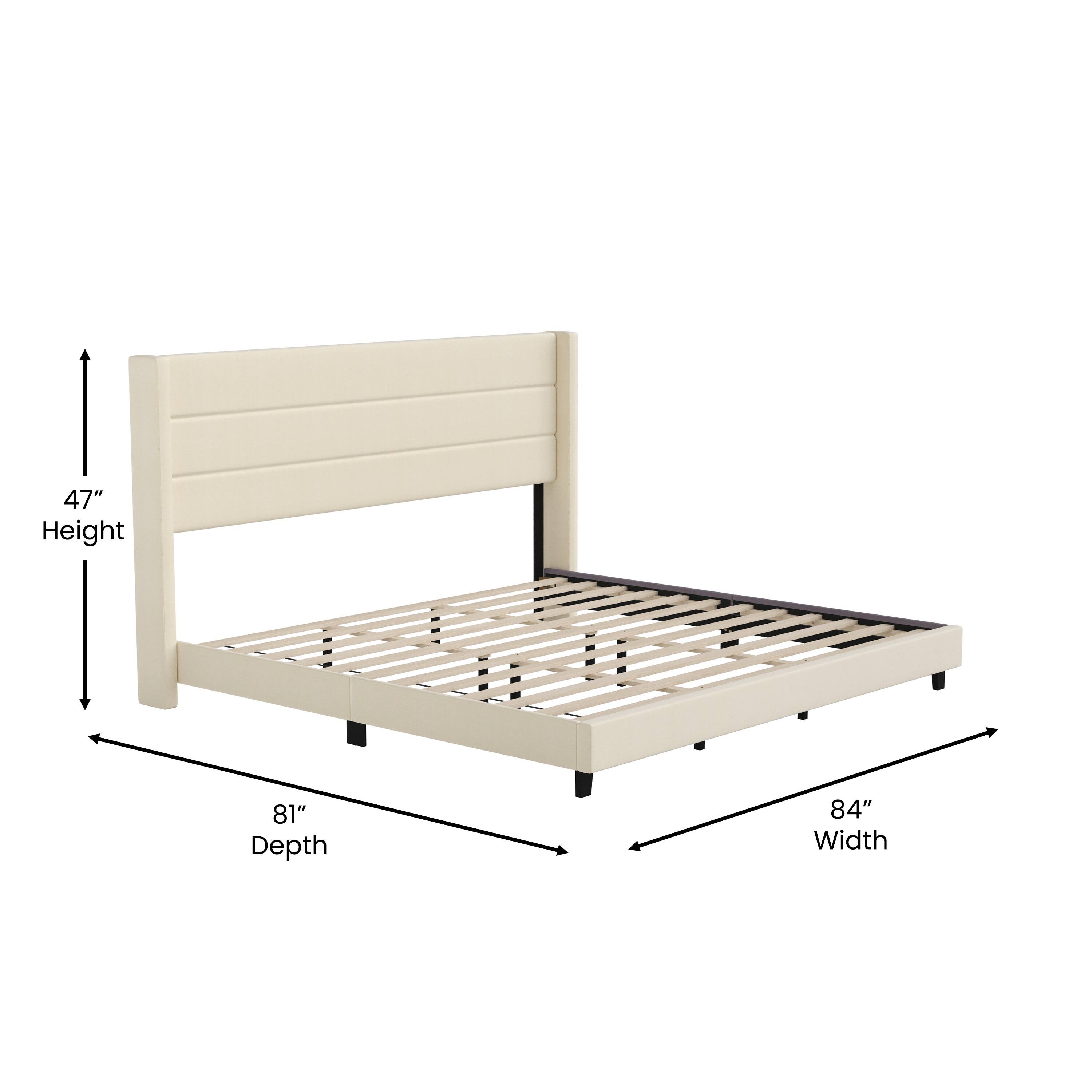 47" Height, 81" Depth, 84" Width