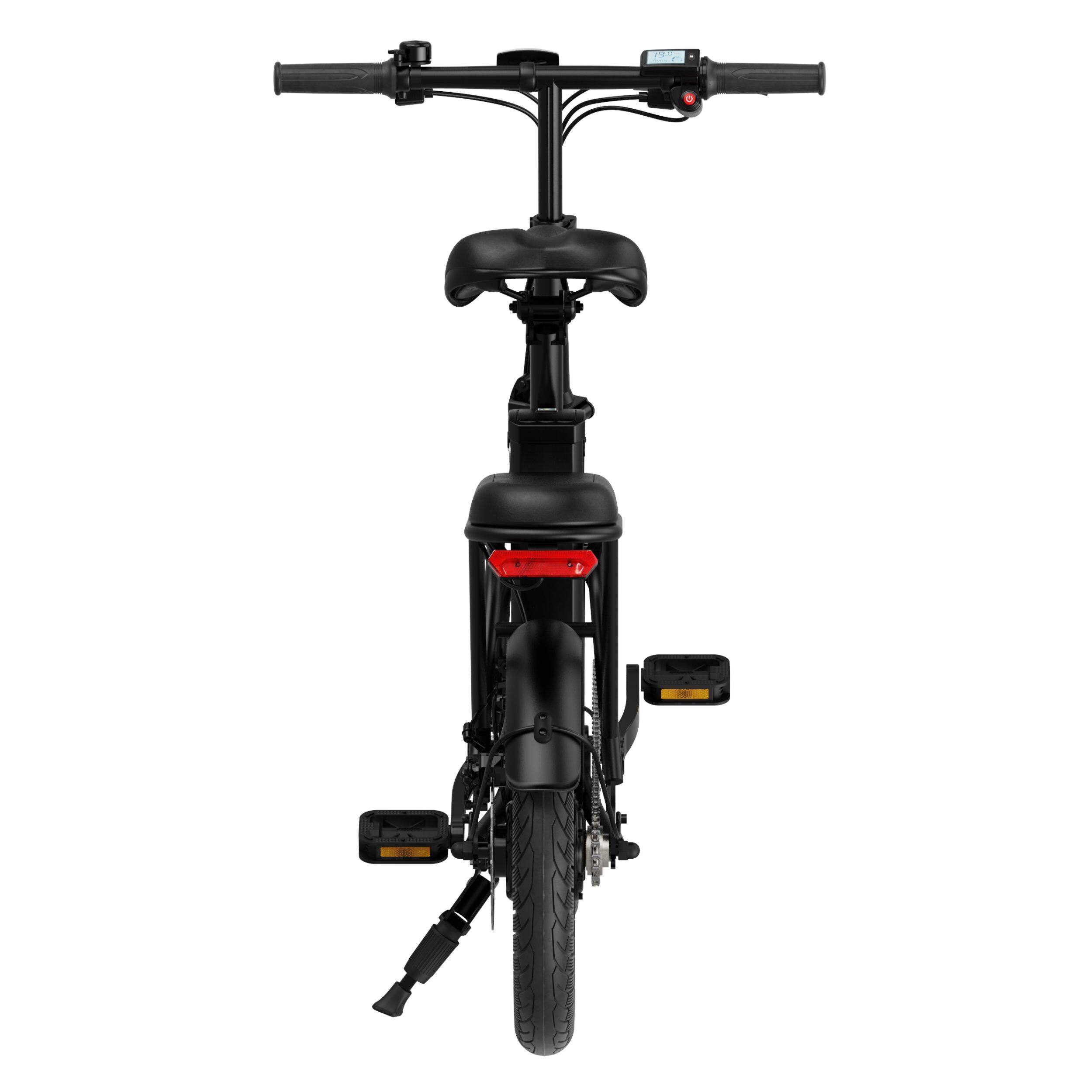 Alt View 2. GoPowerBike - GoPowerBike GoRay Folding Electric Bike 20mph Max Speed & 350W Motor - Black.