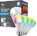 Cync Your Home. Your Shye Your Color. Full Color Direct Connect Smart Bulbs. Simple Setup Without A Hub. Millions of Colors. Voice Control* - Alexa, Google Assistant, and Apple HomePod (sold separately). Estimated LED A19 Brightness. Energy Cost Savings. Dimmable with 800 Lumens per year. 4 BULBS. Direct Connect Smart Bulbs.