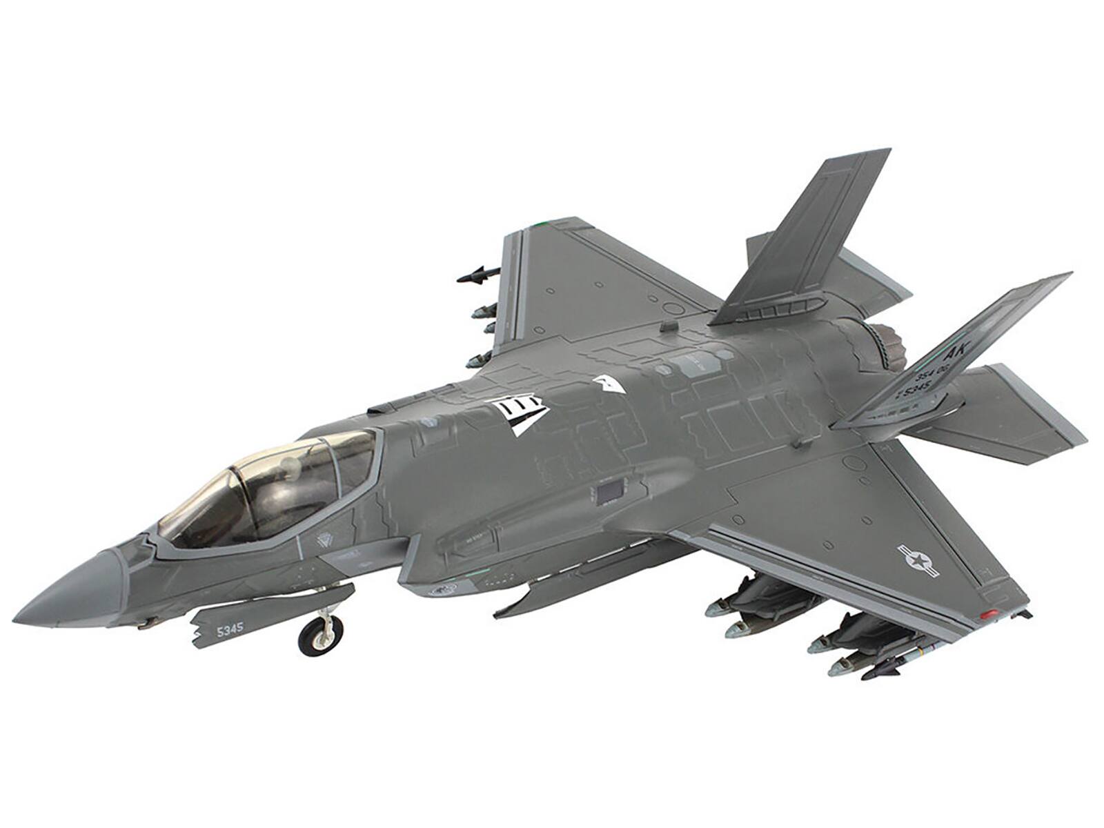 Alt View 4. Hobby Master - Lockheed Martin F-35A Lightning II Aircraft "Eielson Air Force Base, Alaska" US Air Force 1/72 Model by Hobby Master.