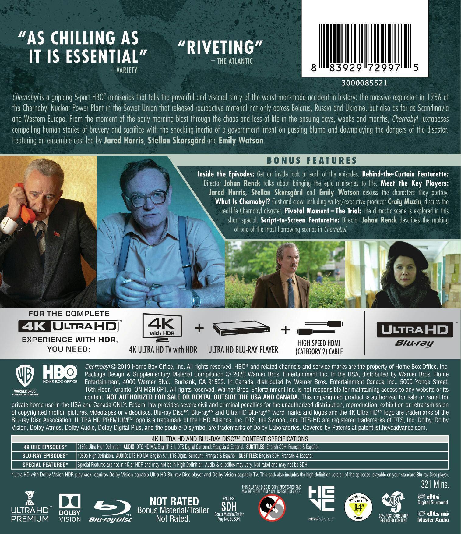 Back. Chernobyl (4K Ultra HD + Blu-ray) [UHD].