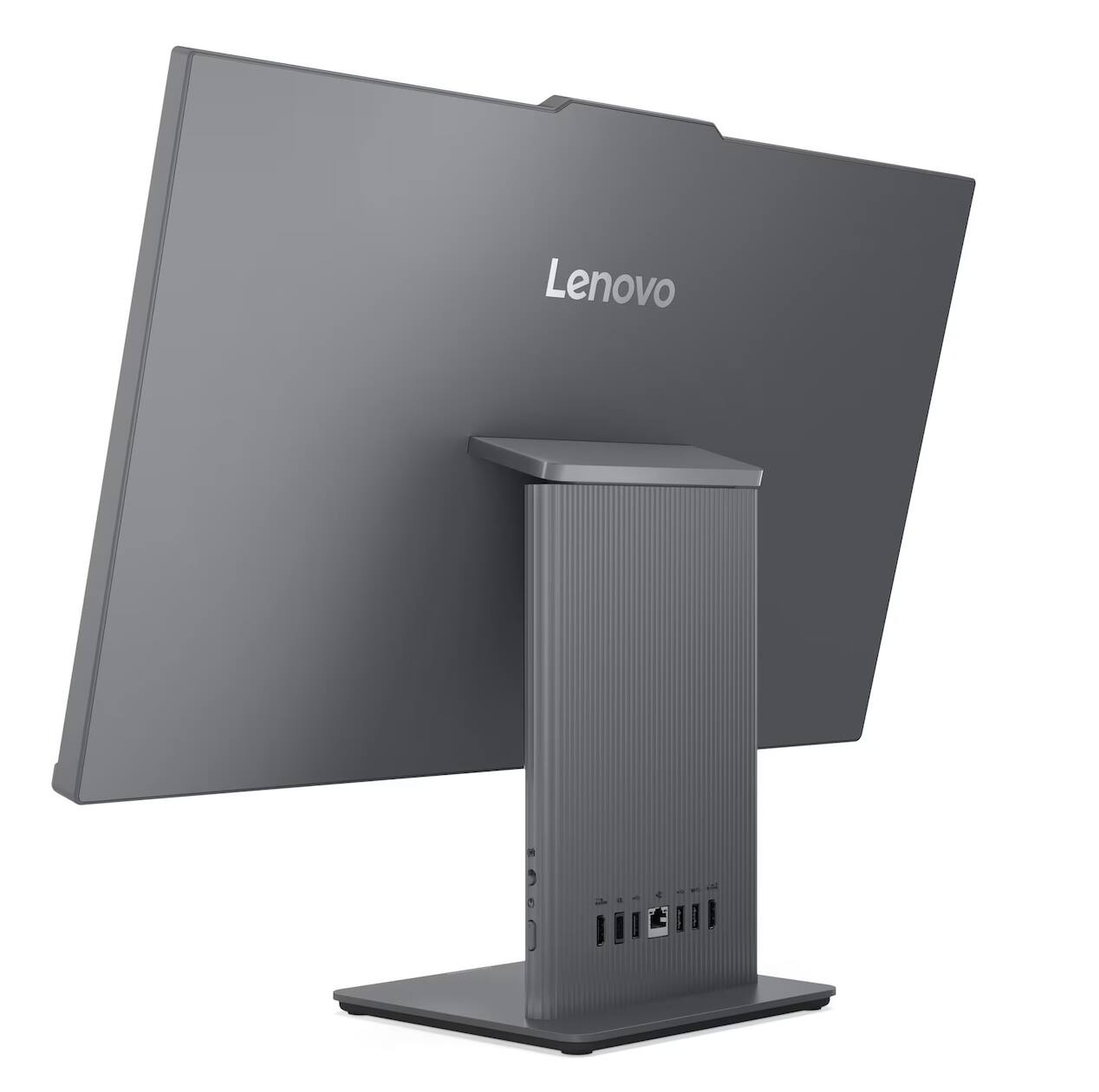 Alt View 5. Lenovo - Lenovo IdeaCentre All-in-One 27 FHD (Intel i7-13620H, 64GB DDR5, 2TB PCIe SSD, Intel UHD, Win 11 Pro) w/USB Hub - Luna Grey.