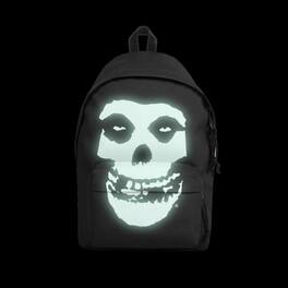 PopMarket - Misfits - Rocksax - Misfits - Glow Fiend Logo - Daypack with Laptop Pocket (Black) - Multicolor