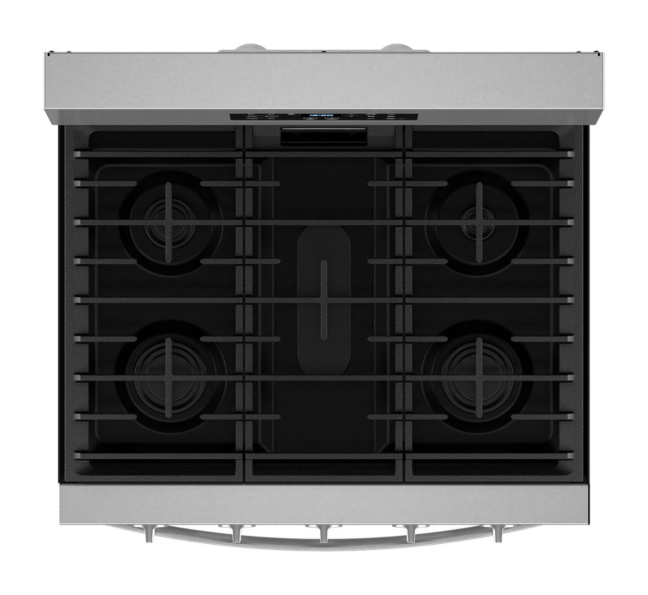 Alt View 8. Whirlpool - 5.0 Cu. Ft. Freestanding Single Gas Range with Air Fry and Air Baking - Stainless Steel.