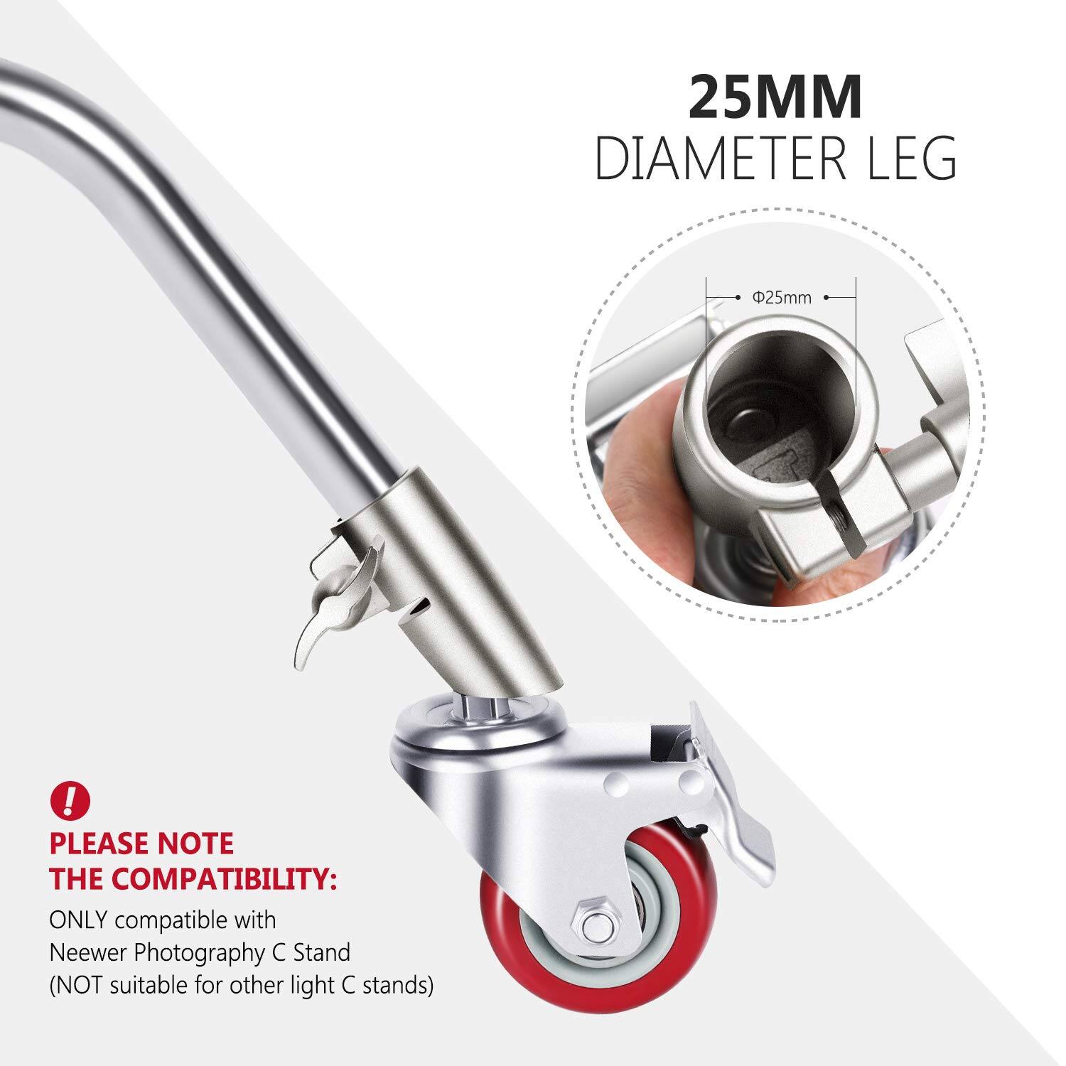 25MM DIAMETER LEG

25mm

PLEASE NOTE THE COMPATIBILITY: ONLY compatible with Neewer Photography C Stand (NOT suitable for other light stands)