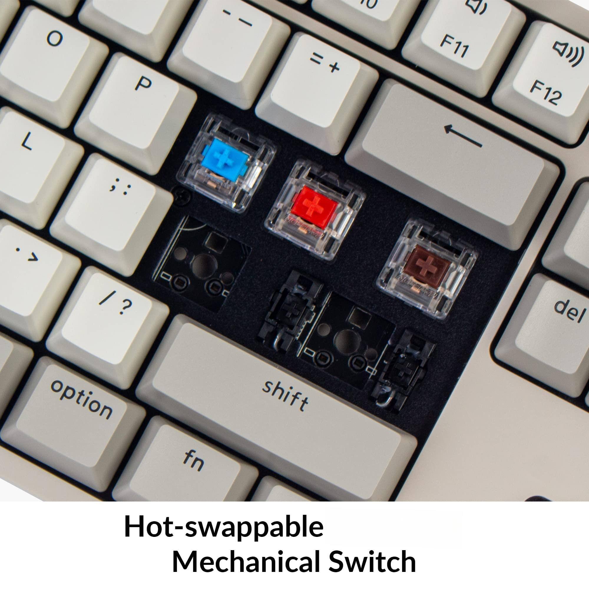 O L P = + F11 F12 ;: , : / ? + + del option fn shift Hot-swappable Mechanical Switch