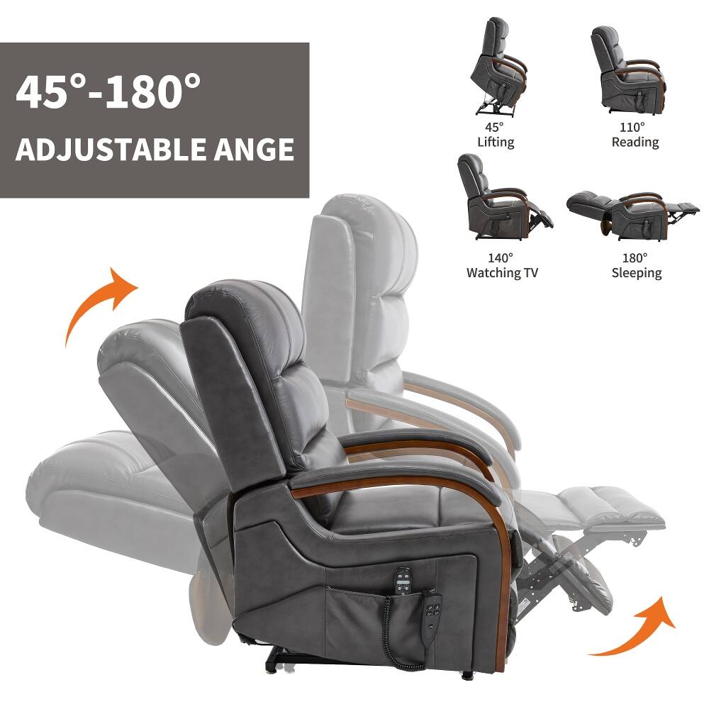 45°-180° ADJUSTABLE ANGLE

45° Lifting
110° Reading
140° Watching TV
180° Sleeping