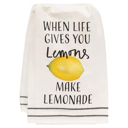 BreeBe - *When Life Gives You Lemons Make Lemonade Dish Towel - Multicolor