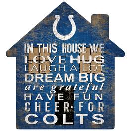 Fan Creations - Indianapolis Colts 12'' Team House Sign - Multicolor
