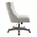 Alt View 11. Linon Home Décor - Ellas Plush Button-Tufted Office Chair With LiveSmart Performance Fabric - Shell.