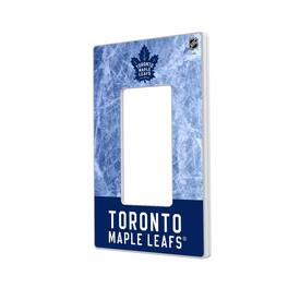 Keyscaper - Toronto Maple Leafs Wordmark Single Rocker Lightswitch Plate - Multicolor