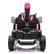 Alt View 10. ELEMENT ACE - Large 3-Seater Children's Electric Ride-On Vehicle with Remote Control, LED Lights, and Bluetooth Music Player - Pink.