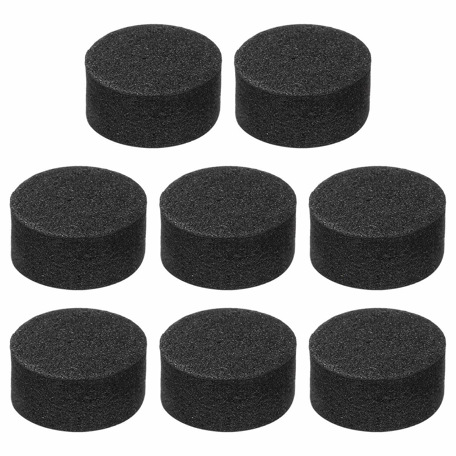 Unique Bargains - 8pcs Single Sided Speaker Isolation Feet Pads, 15x8mm Non Slip Foam Shock Absorption Pad for Amplifier Speaker - Black