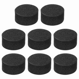 Unique Bargains - 8pcs Single Sided Speaker Isolation Feet Pads, 15x8mm Non Slip Foam Shock Absorption Pad for Amplifier Speaker - Black