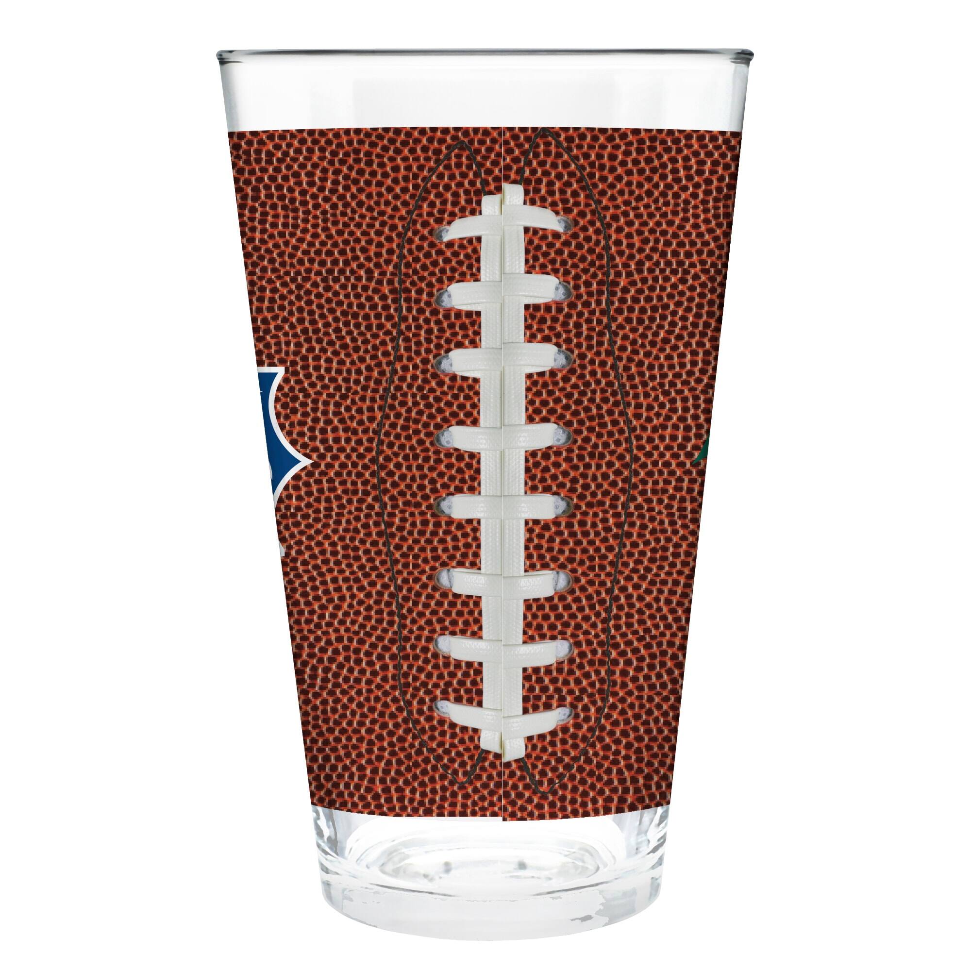 Alt View 2. Great American Products - 16oz. Game Ball Pint Glass - Brown.