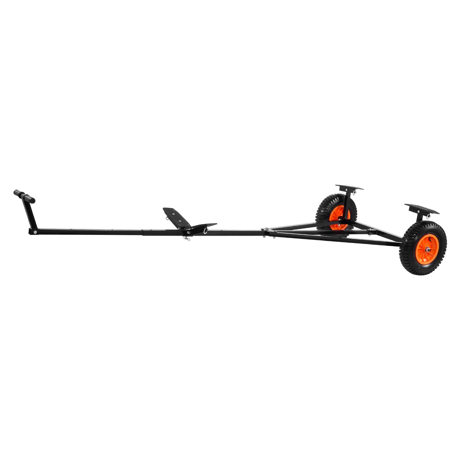 Alt View 5. VEVOR - Boat Trailer Dolly, 420lbs Load Capacity, Carbon Steel Trailer Mover with Adjustable Length, 15.7 in Pneumatic Tires - Black.